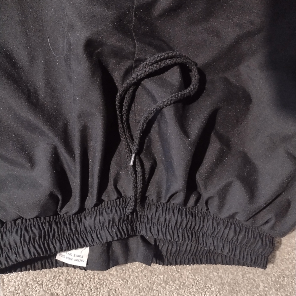 Women's black windbreaker pants sz SM